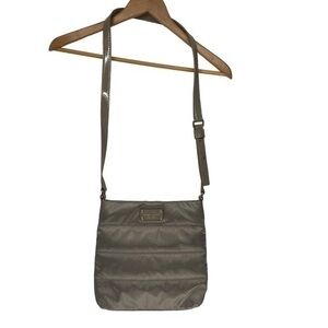 Kate Spade New York Taupe Nylon Puffer Crossbody Bag NWOT